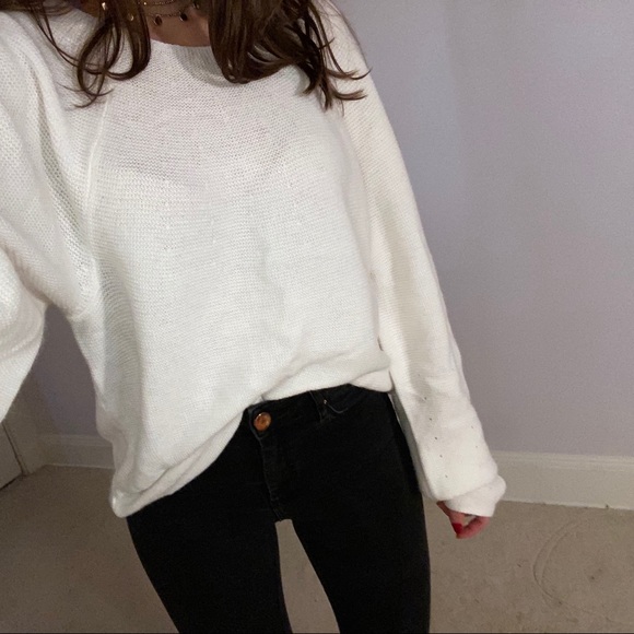 LAST ONE!!! Cozy Ivory Sweater - Picture 3 of 7